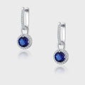 Long Crystal Zircon 925 Silver Luxury Drop Earrings