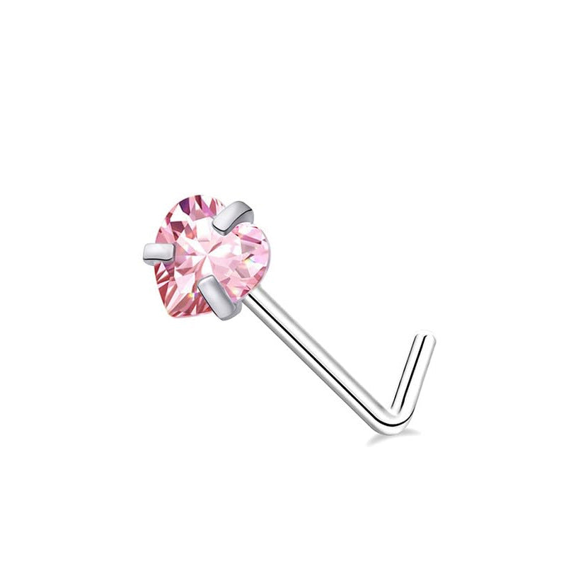Zircon Nose Ring | Luxury Stainless Steel Piercing | 13 Styles
