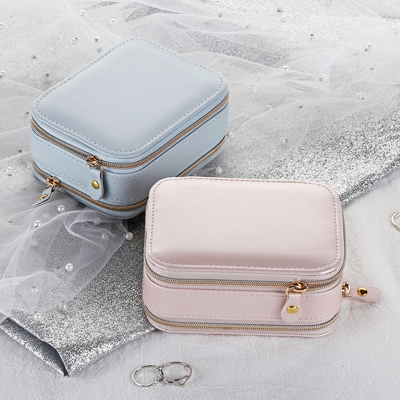 PU Leather Jewelry Box — Korean Style Organiser