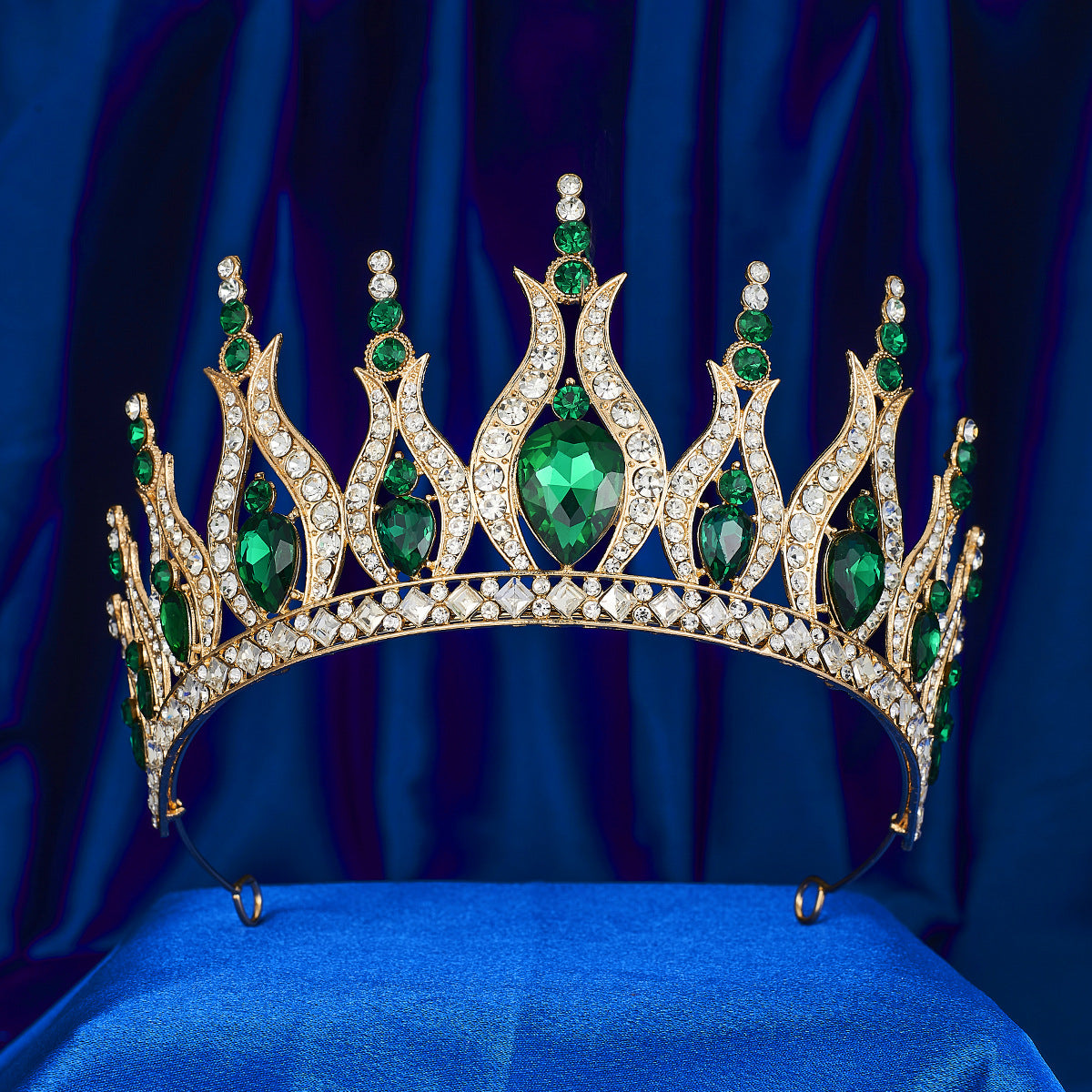 Crystal Bridal Crown — Wedding & Ball Gown Headpiece