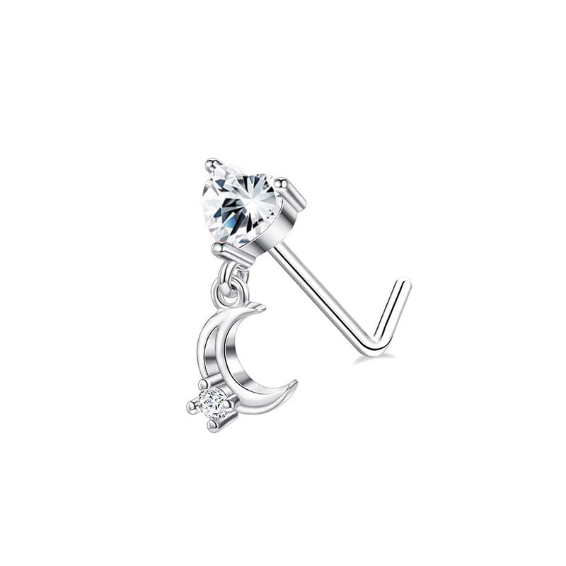 Zircon Nose Ring | Luxury Stainless Steel Piercing | 13 Styles