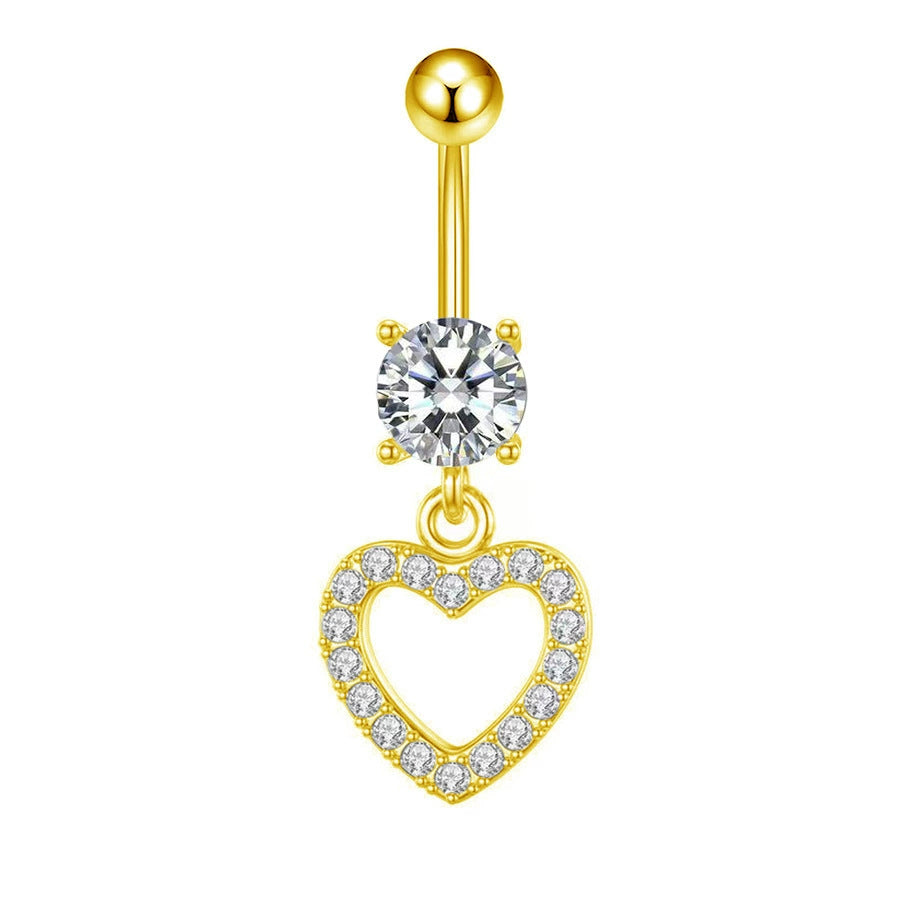 Zircon Butterfly Belly Button Ring — 60 Designs