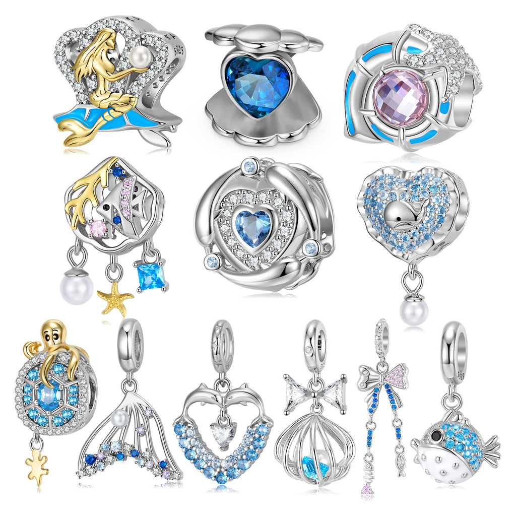 Mer — 925 Silver Ocean Charm Bead