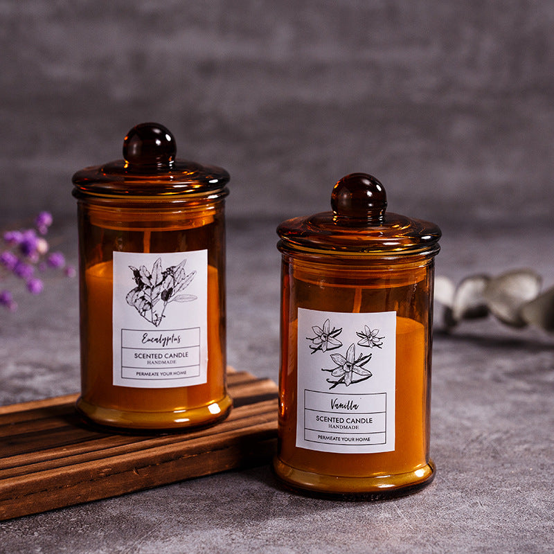 Minimalist Soy Wax Botanical Candle — 6 Signature Scents