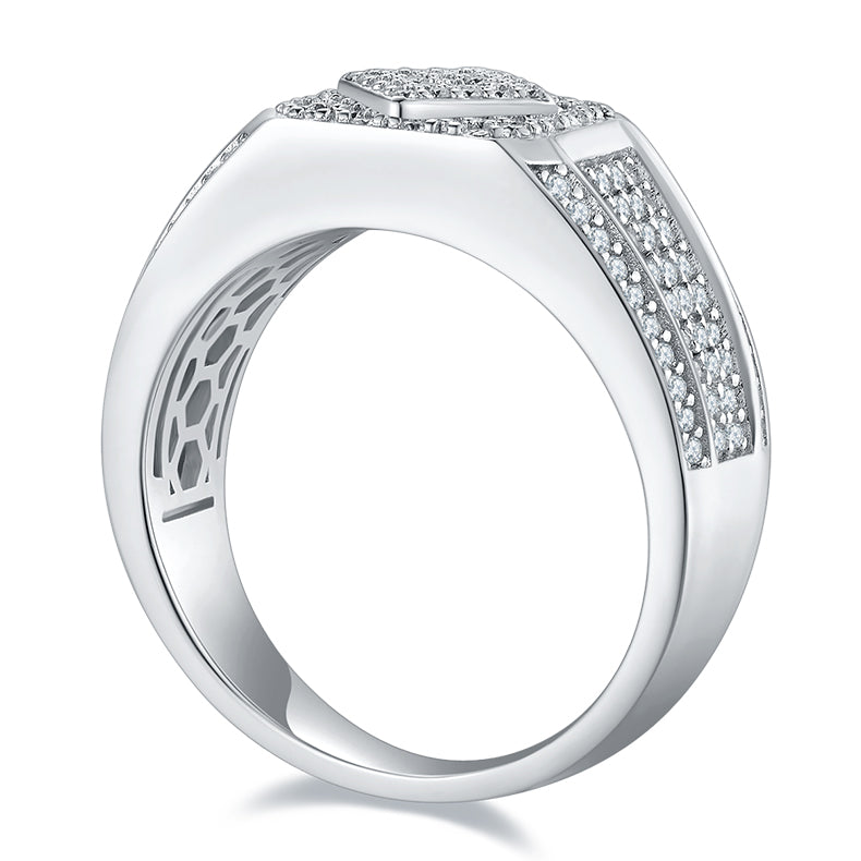 Prestige — Men’s Moissanite S925 Silver Ring