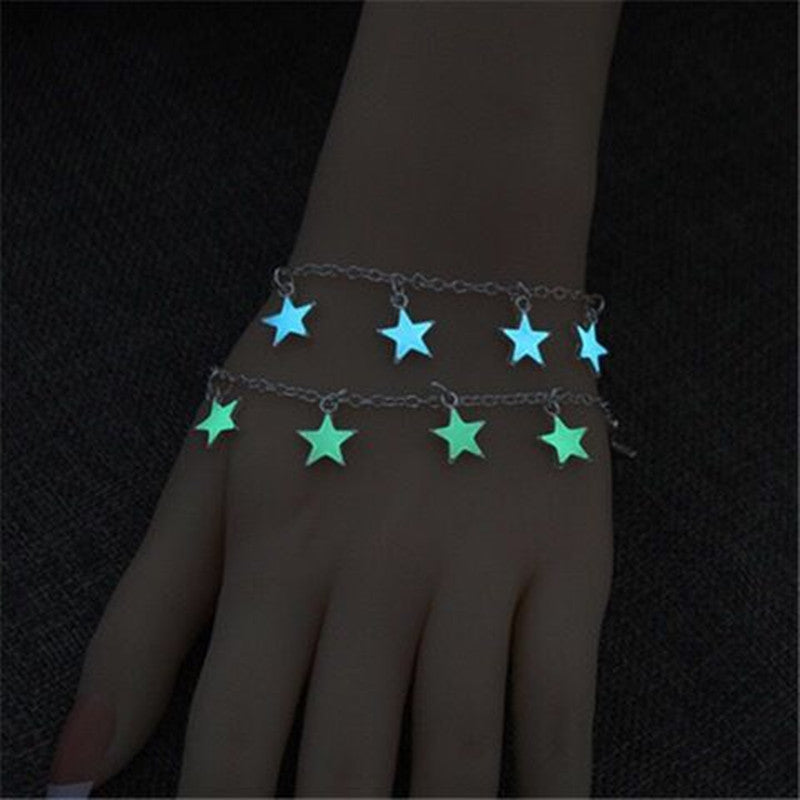 Celestial Glow Bracelet — Luxury Night-Luminous Jewellery