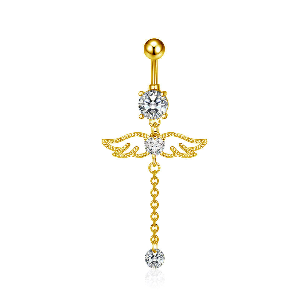 Zircon Butterfly Belly Button Ring — 60 Designs