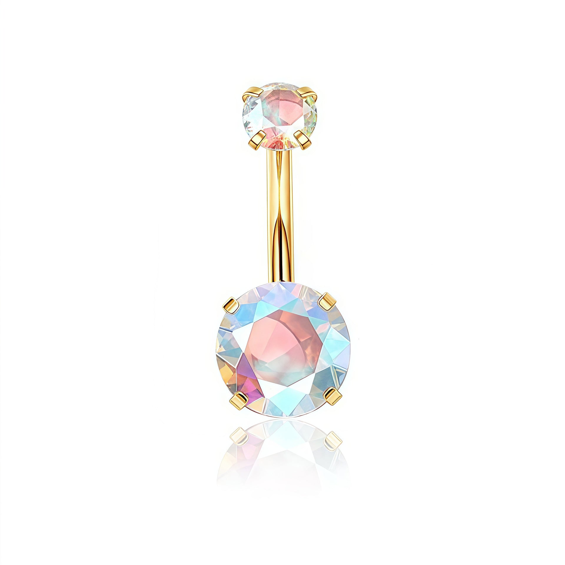 Zircon Butterfly Belly Button Ring — 60 Designs
