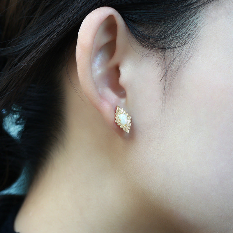 Lumière Opal Drop Earrings