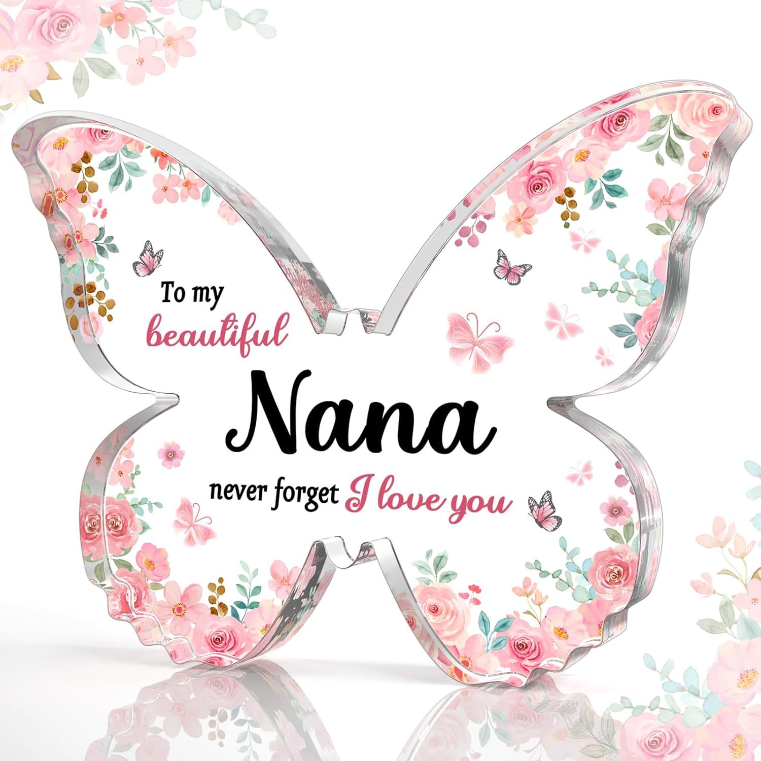 Butterfly Acrylic Keepsake — Personalised Gift for Her