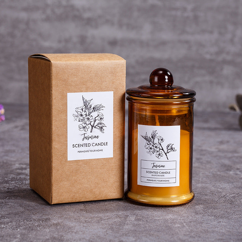 Minimalist Soy Wax Botanical Candle — 6 Signature Scents