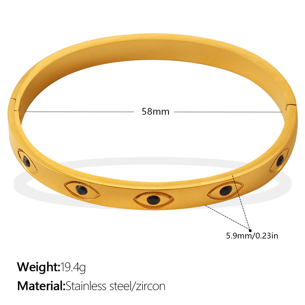 Oeil — Vintage Diamond Eye Bracelet