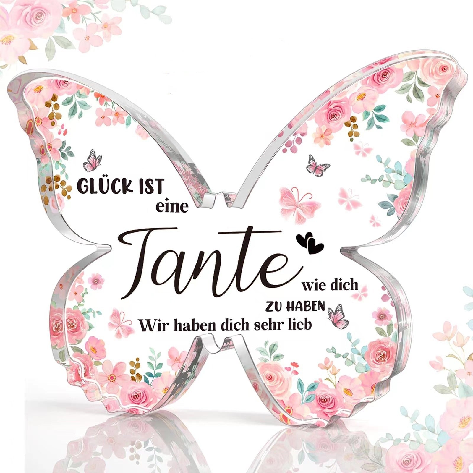 Butterfly Acrylic Keepsake — Personalised Gift for Her