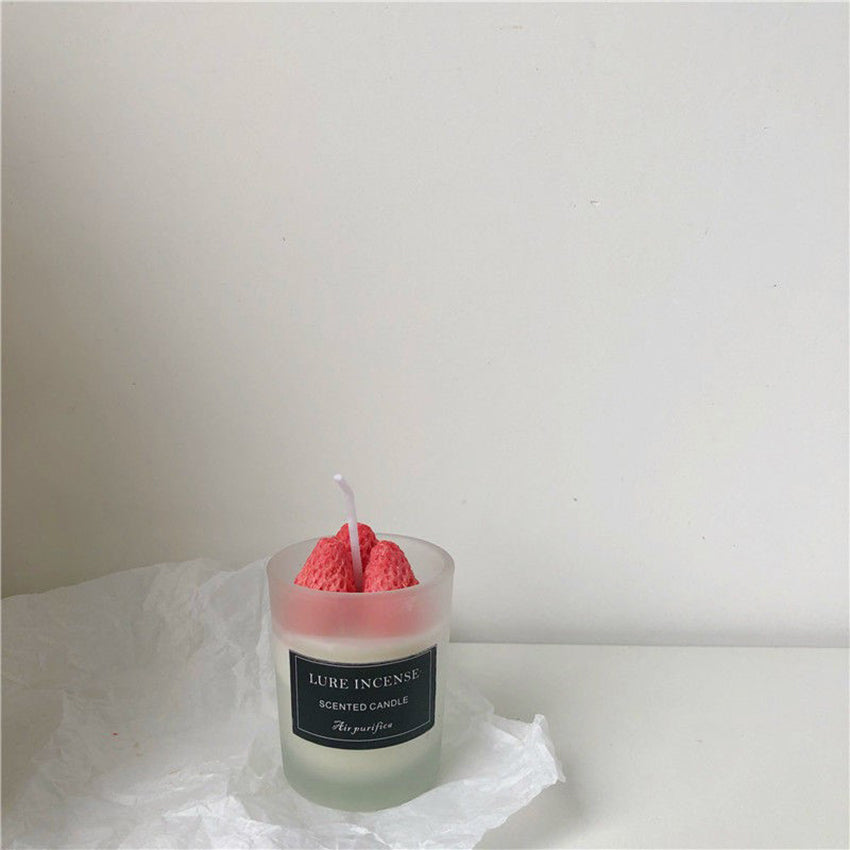 Strawberry Scented Candle — Long-Lasting Room Fragrance
