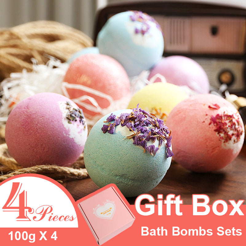 Colour Burst Bath Bomb Sphere — Essential Oil Gift Collection