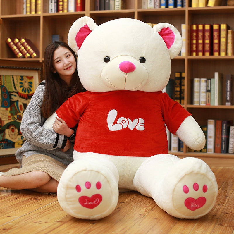 The Ribbon Hug Bear — Luxury Plush Teddy Collection