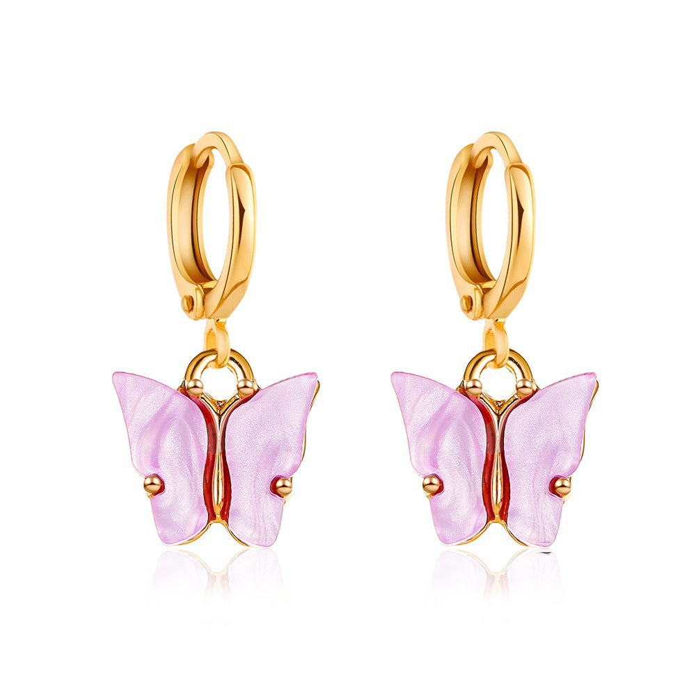 Coeur — Enamel Heart Stud Earrings