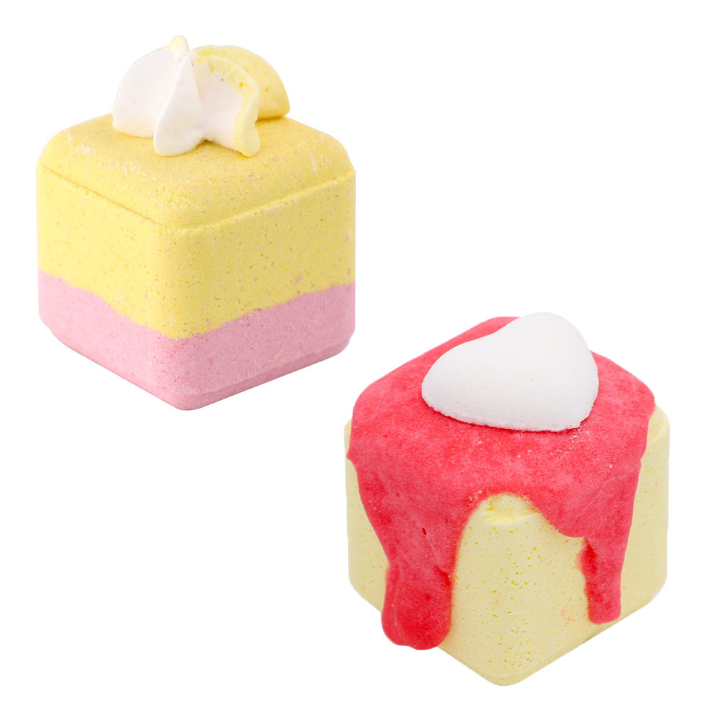 Cake Bath Salt Bombs — Exfoliating Spa Treat