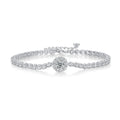 Celeste — Moissanite Bracelet | S925 Platinum-plated Silver