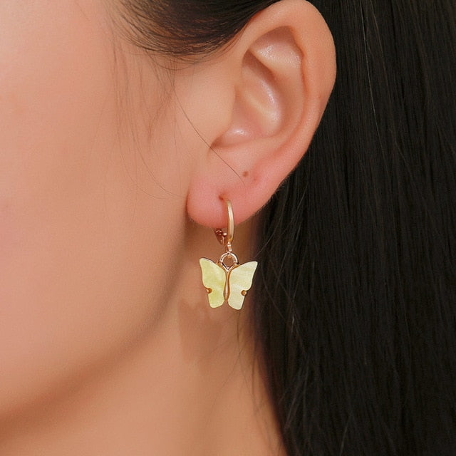 Coeur — Enamel Heart Stud Earrings