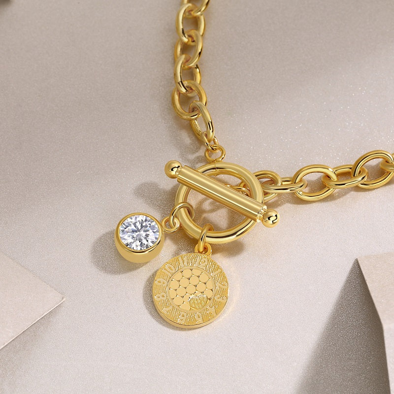 Moissanite Tennis Bracelet – 1 Carat | Gold-Plated Sterling Silver