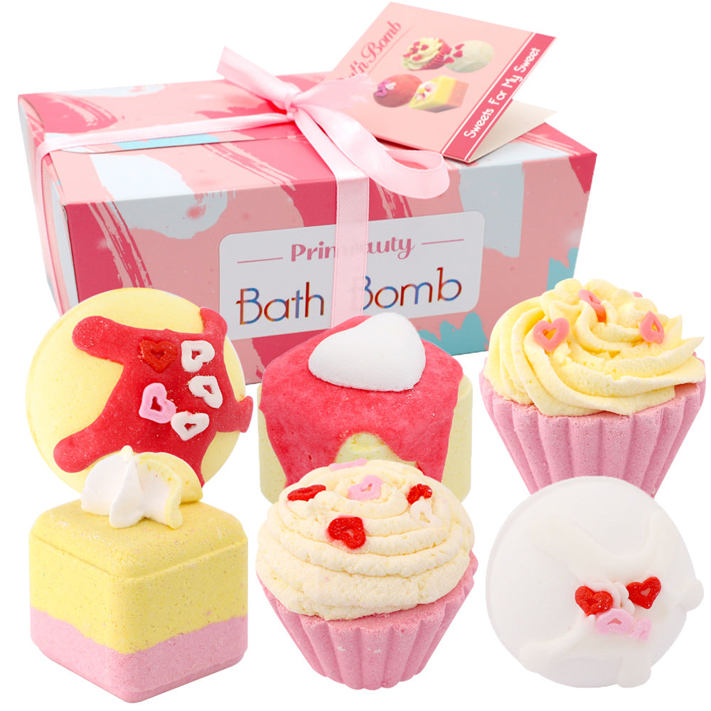 Cake Bath Salt Bombs — Exfoliating Spa Treat