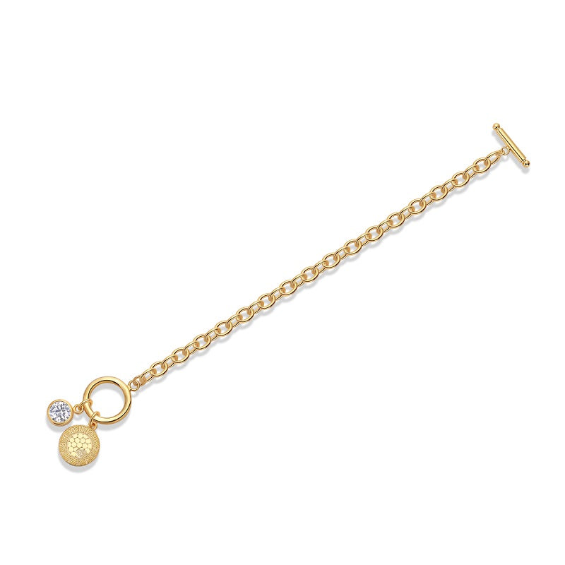 Moissanite Tennis Bracelet – 1 Carat | Gold-Plated Sterling Silver