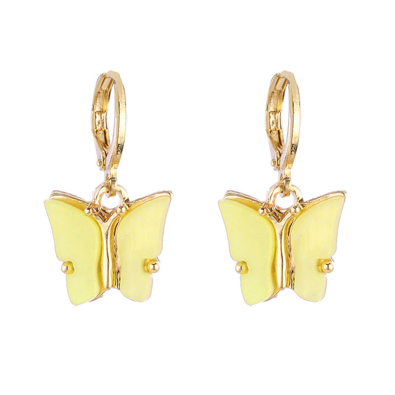Coeur — Enamel Heart Stud Earrings