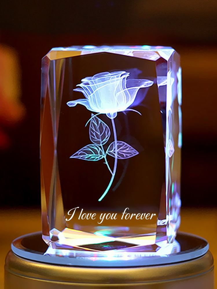Crystal Bloom — LED Crystal Light | Luxury Gift Box