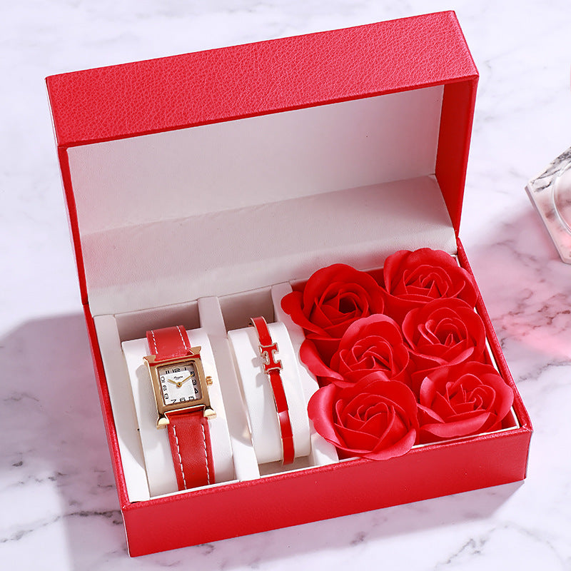 Sapphire Lady — Women's Watch, Necklace & Bracelet Set