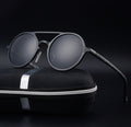 Vintage Round Aluminium Sunglasses — UV400 Driving Eyewear