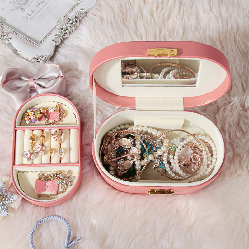 Velvet Touch — Luxury PU Leather Jewellery Box & Travel Case