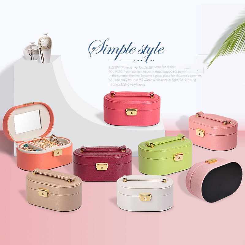 Velvet Touch — Luxury PU Leather Jewellery Box & Travel Case