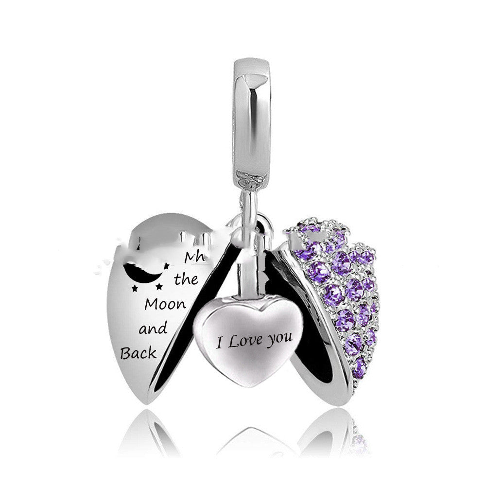 Birth Month Pendant — Women's Perfume Locket Necklace