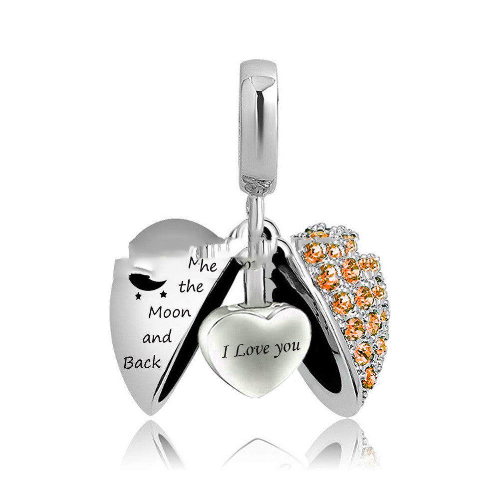 Birth Month Pendant — Women's Perfume Locket Necklace