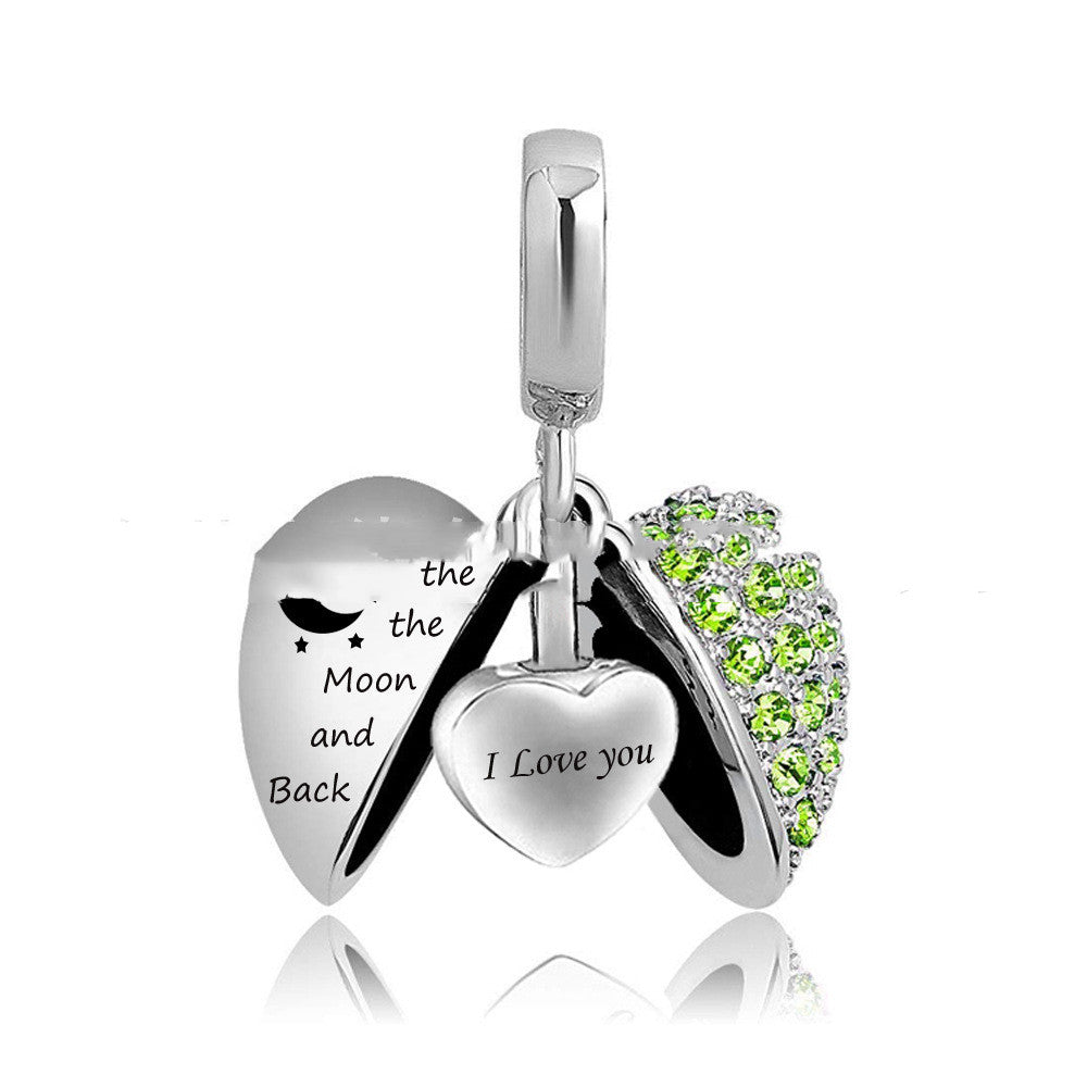 Birth Month Pendant — Women's Perfume Locket Necklace