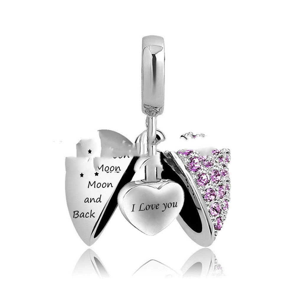 Birth Month Pendant — Women's Perfume Locket Necklace