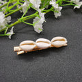 Natural Pearl & Amethyst Hair Clip — Freshwater Elegance