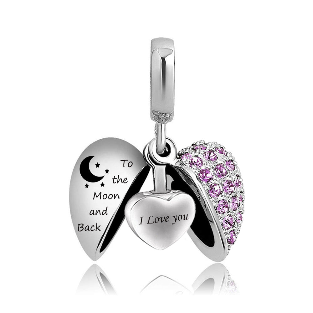 Birth Month Pendant — Women's Perfume Locket Necklace