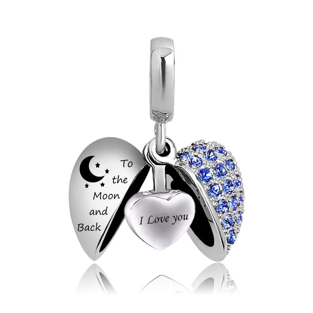 Birth Month Pendant — Women's Perfume Locket Necklace