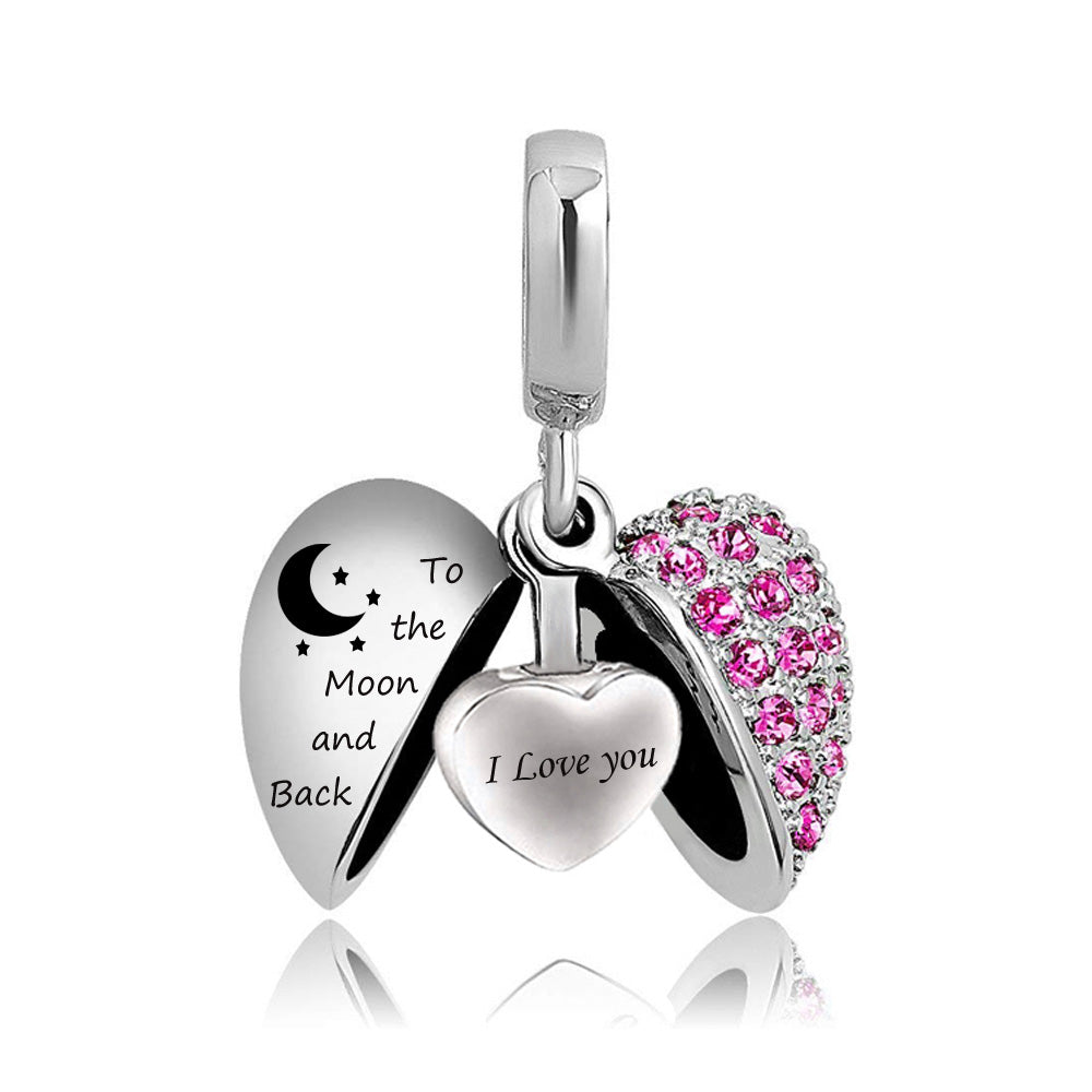 Birth Month Pendant — Women's Perfume Locket Necklace