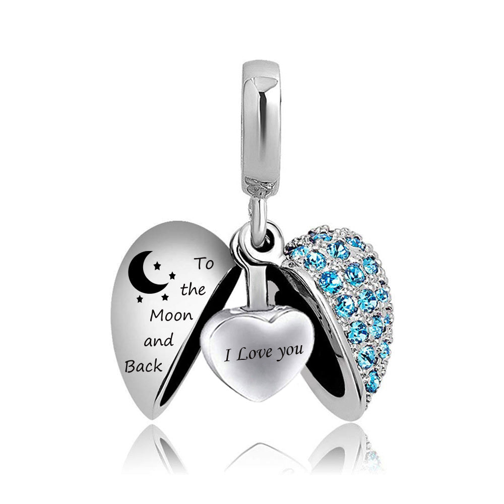 Birth Month Pendant — Women's Perfume Locket Necklace