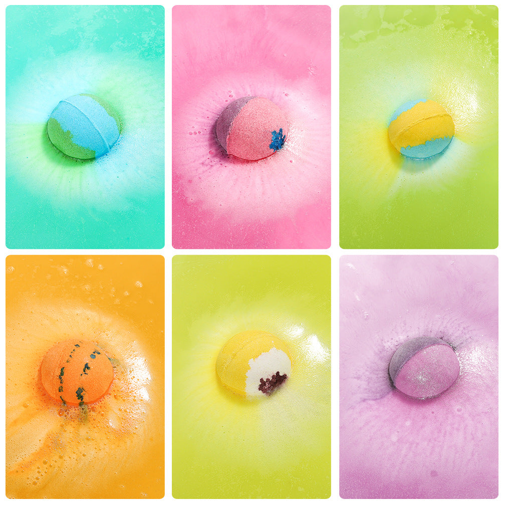 Two-Tone Bath Salt Bomb — Artisan Spa Collection