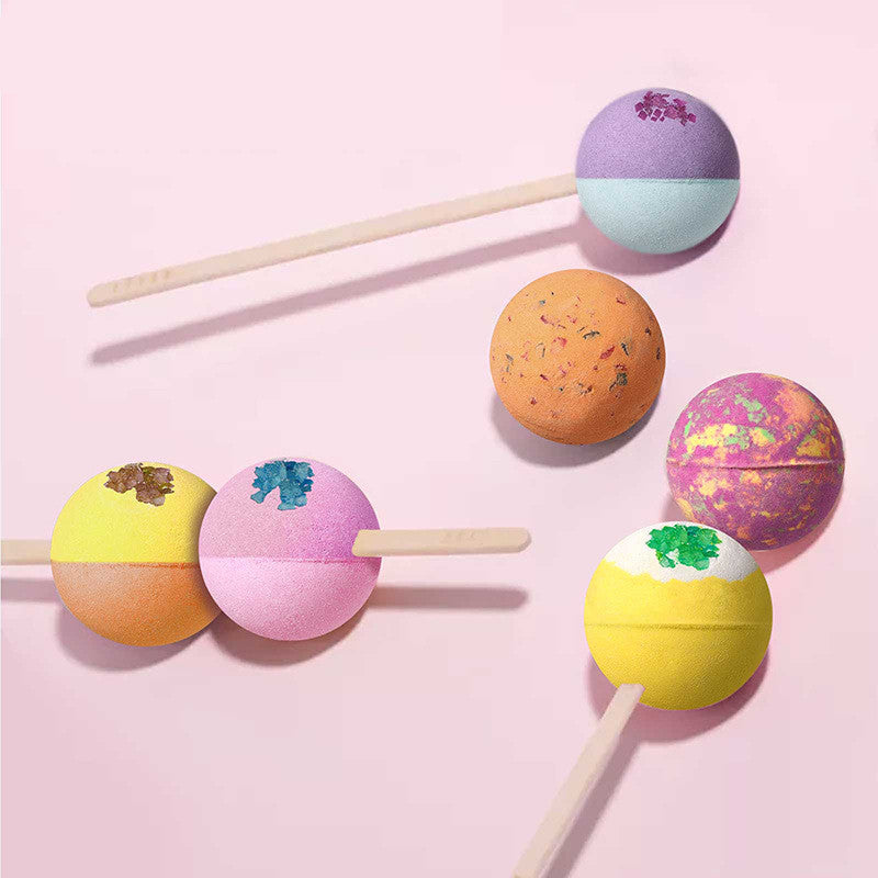Rainbow Bath Salt Bomb — 12 Gourmet Scents Collection
