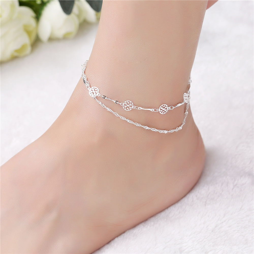 Étoile — Silver Constellation Anklet