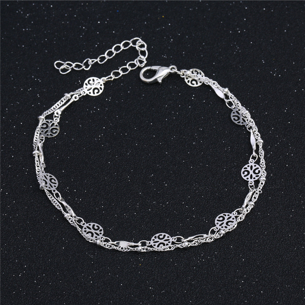 Étoile — Silver Constellation Anklet