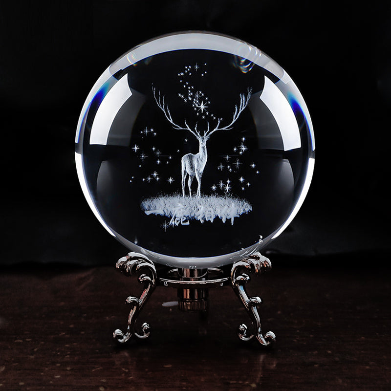 Crystal Fortune Ball — Luxury Feng Shui Light Sculpture