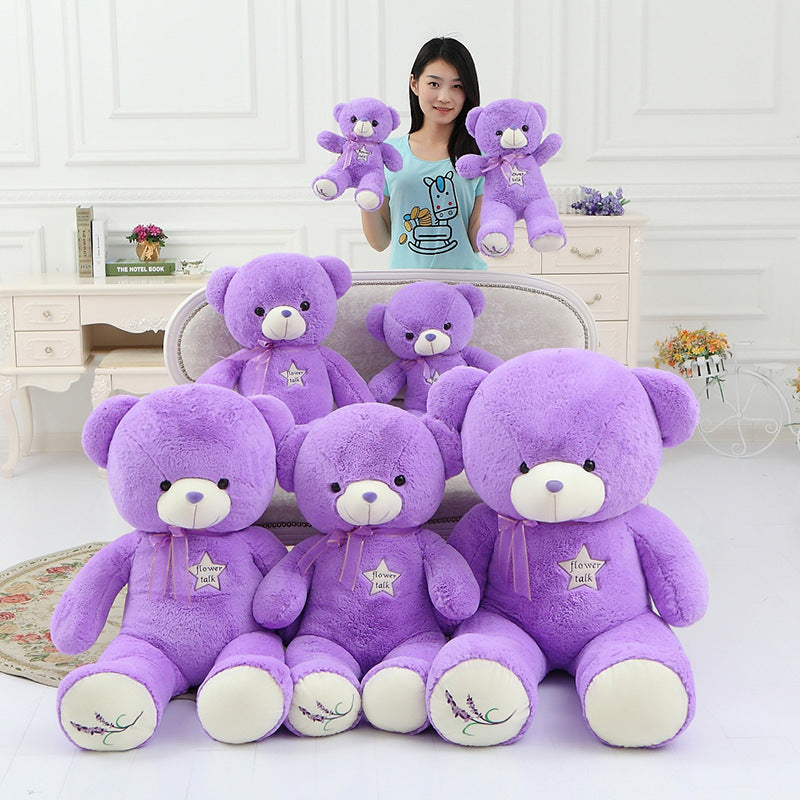 Luxury Lavender Plush Bear — Velvet Soft & Scented