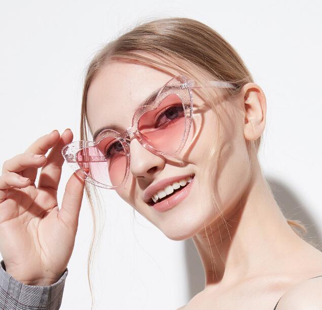 Peach Heart Sunglasses — Romantic Fashion Eyewear