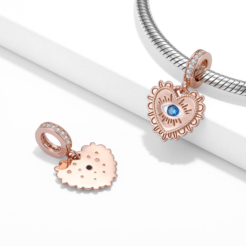 Rosé — 925 Silver Rose Gold Geometric Pendant